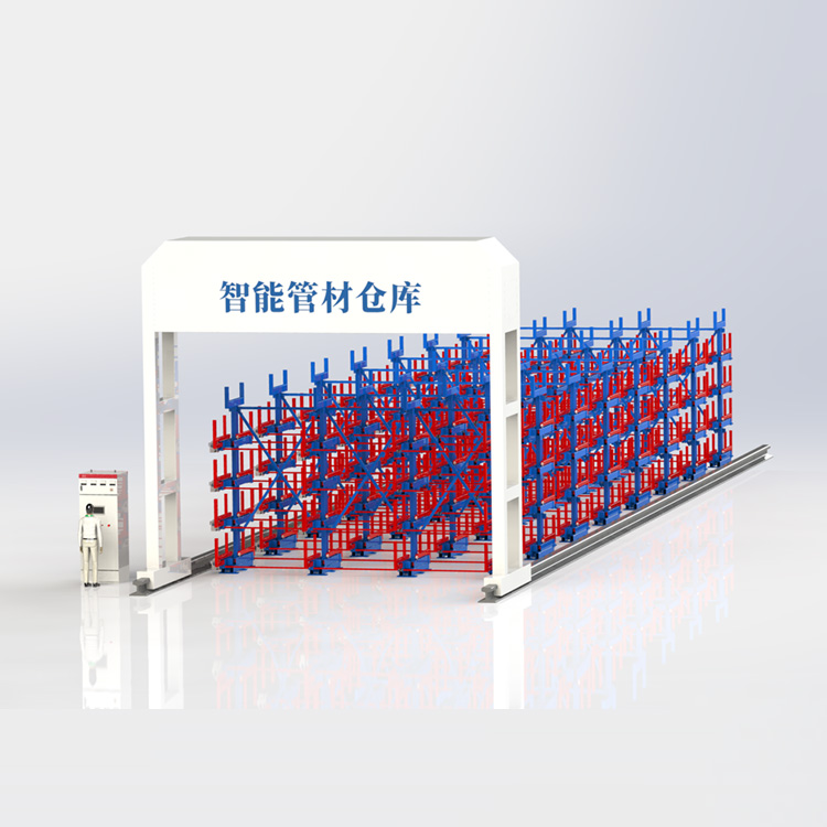 電動式懸臂管材貨架